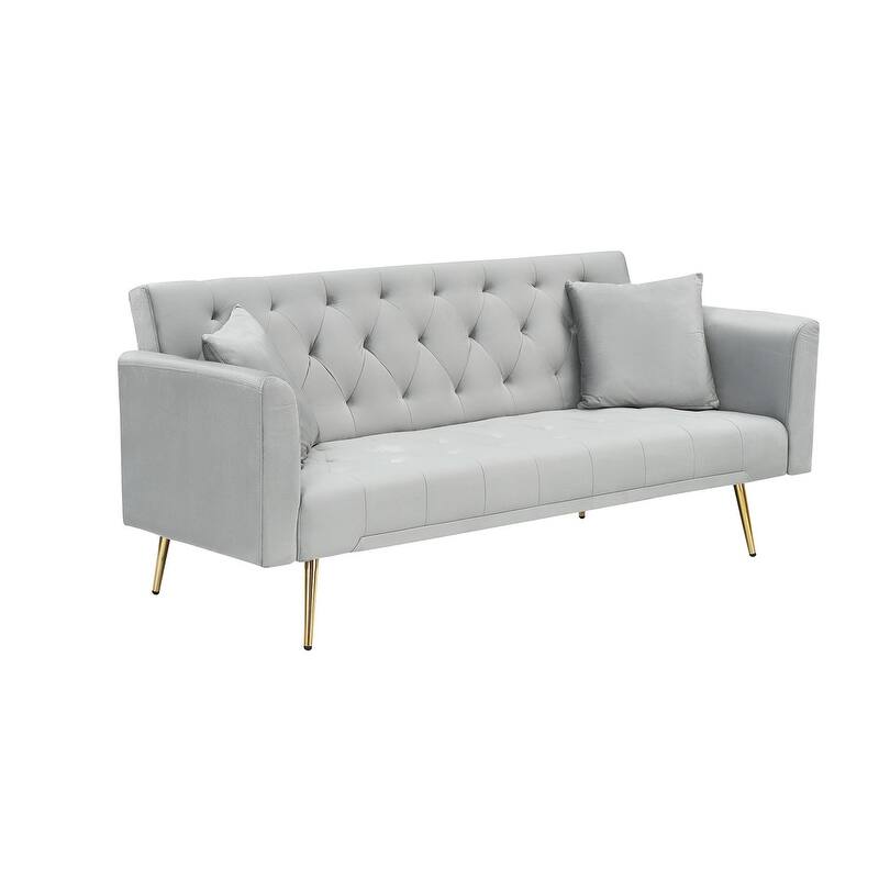 71" Convertible Double Folding Living Room Sofa Bed