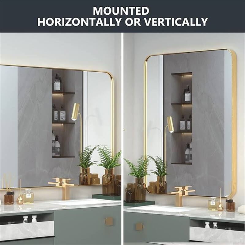 24"x36" Rectangular Bathroom Wall Mirror