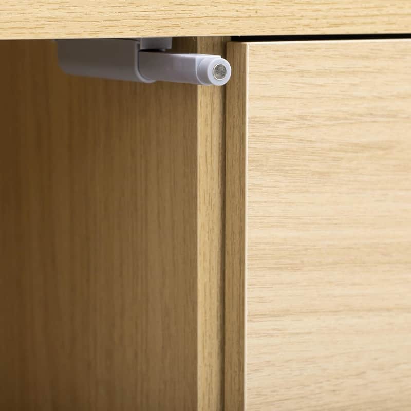 Modern Cabinet with 2 Doors and 3 Drawers