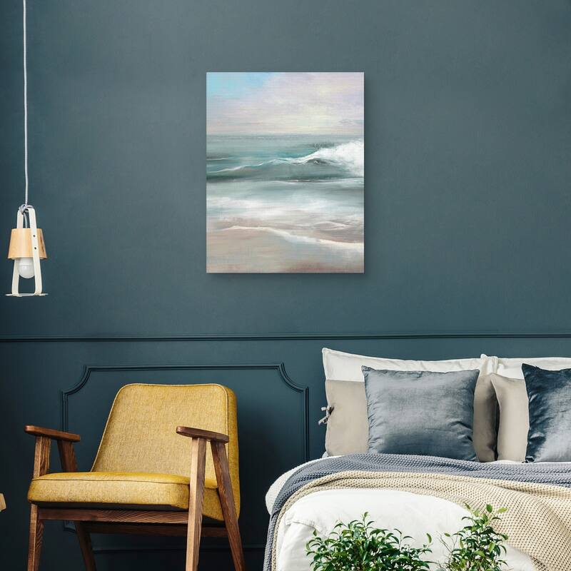 Coastal Blues by Liz Jardine Canvas Art Print