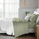 preview thumbnail 35 of 99, Superior Egyptian Cotton 650 TC Deep Pocket Sheet Set California King - 15"Deep Pocket - Sage
