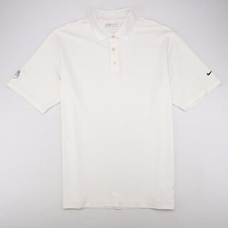 white nike golf shirt