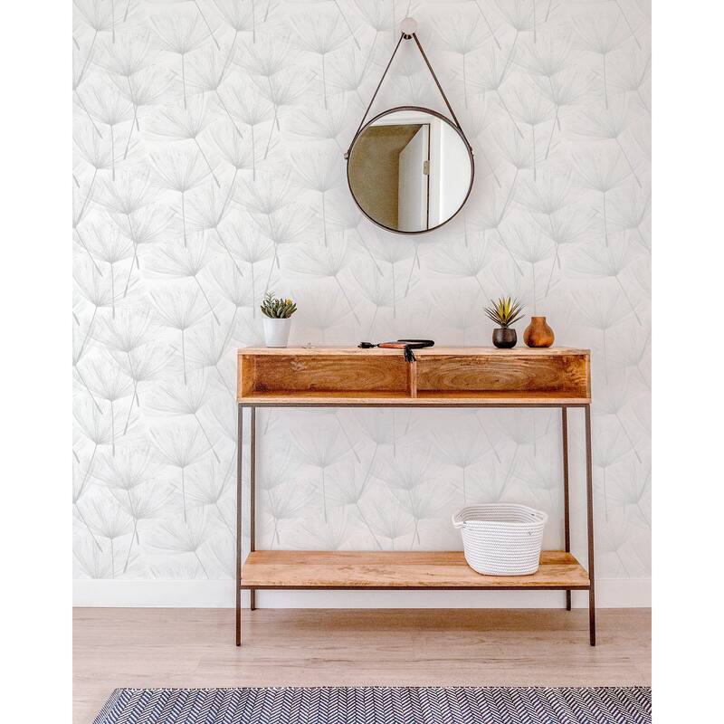 Arthouse Kazue Metallic Dandelion Wallpaper