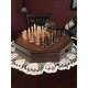 Trademark Games 13-inch Octagonal Chess and Checkers Set