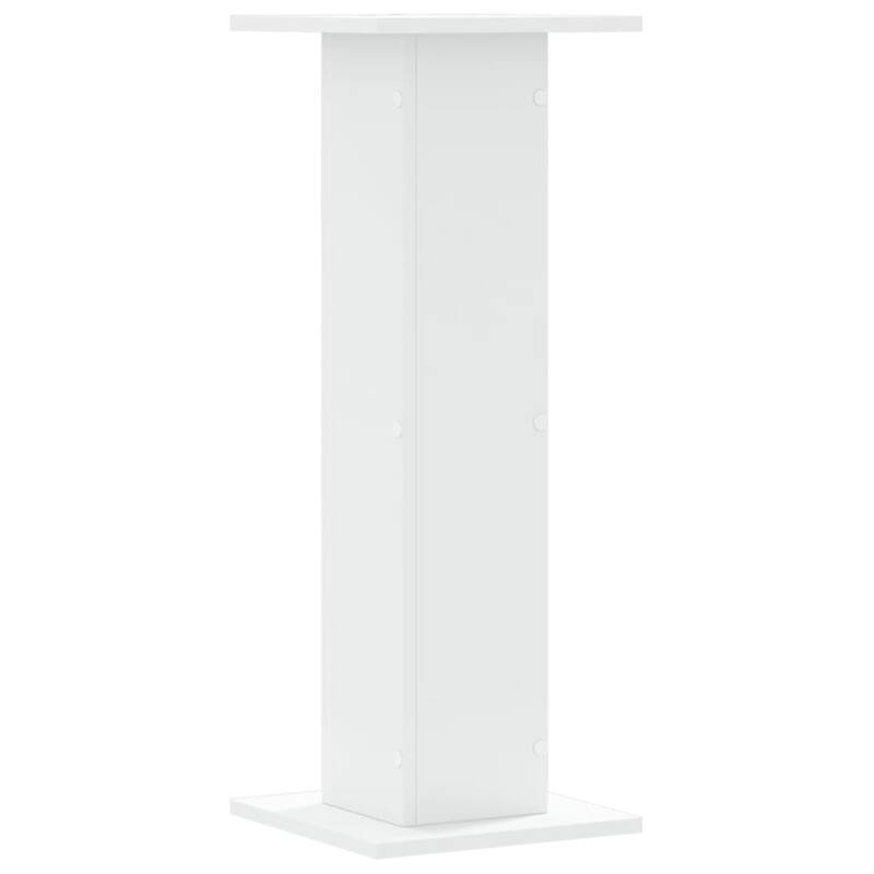 vidaXL Plant Stand White Engineered wood 11.8 x 11.8 x 31.5 in - 11.8 x 11.8 x 31.5 in