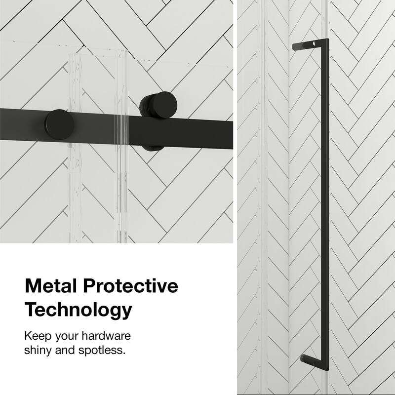 Selby Frameless Sliding Clear Alcove Shower Door