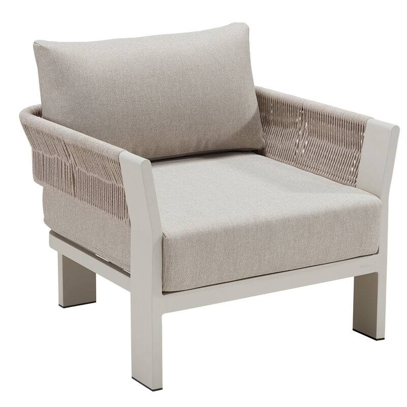 HIGOLD Borromeo Teak Wood Outdoor Patio Coversation Set for 5 Persons