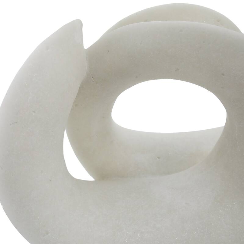 Sagebrook Home's 20-inch Quixotic Statuary - White Resin Decorative Object That Inspires and Transforms Home Decor