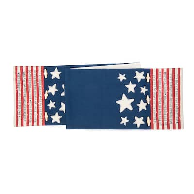 Patriotic Flag Table Runner