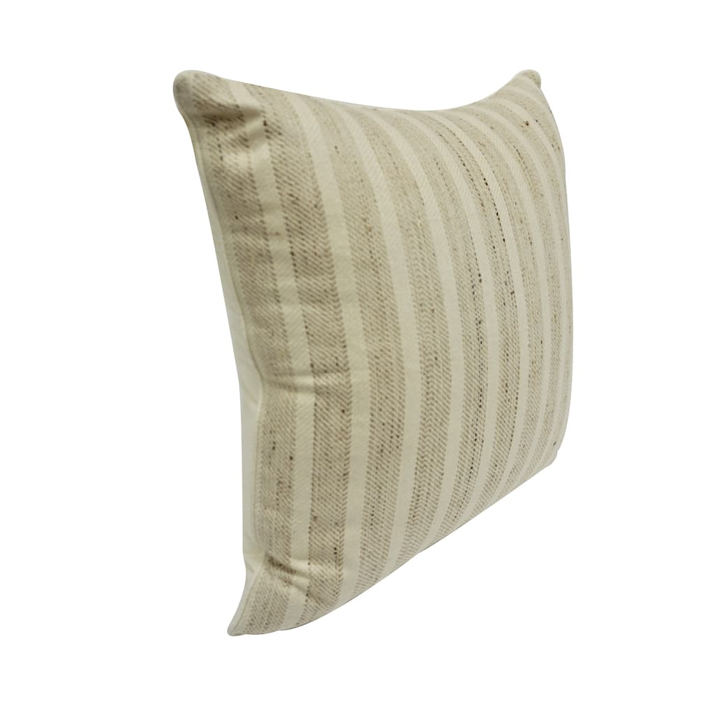 Home&Manor Shahrega Vintage Raw Silk Pillow 18"