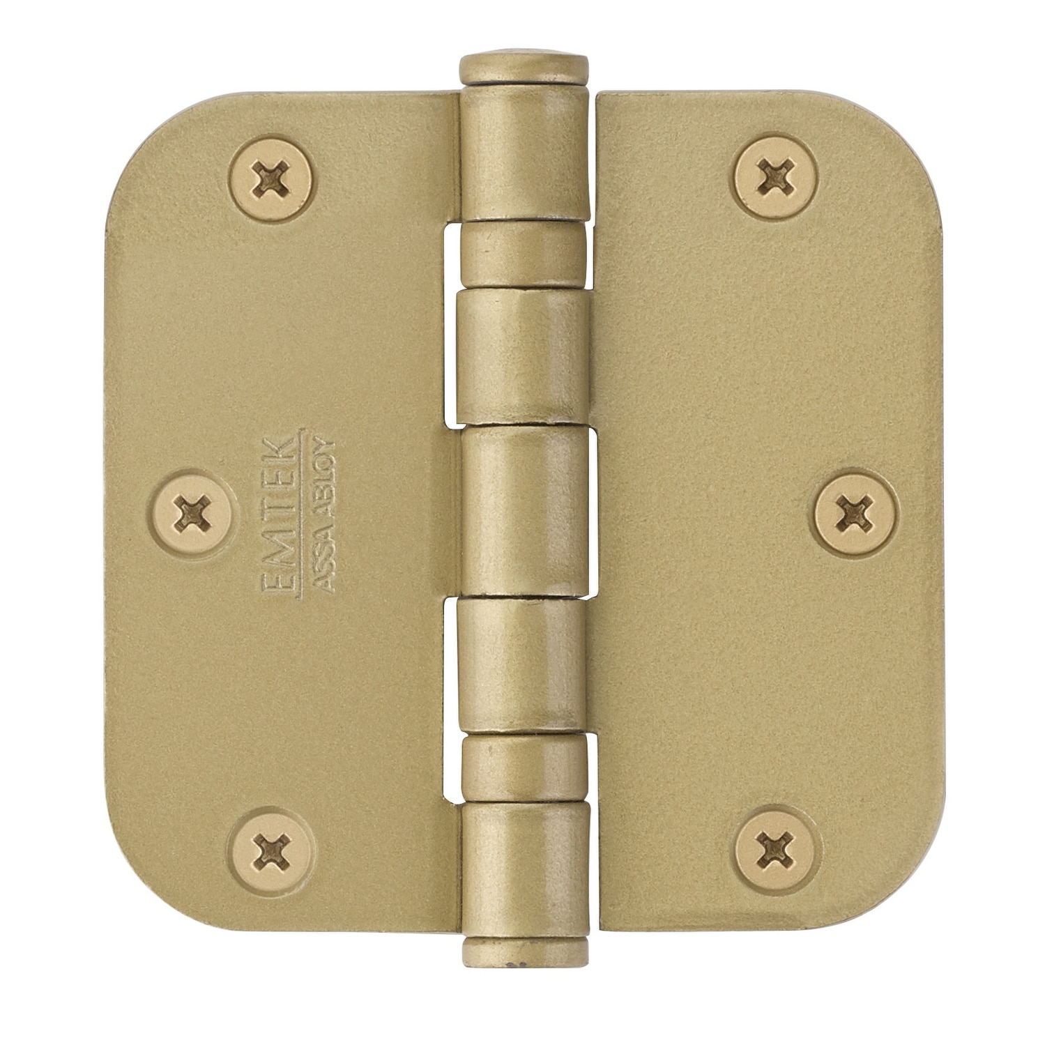 Emtek 3.5" x 3.5" Ball Bearing 5/8" Radius Corners Mortise Hinge -