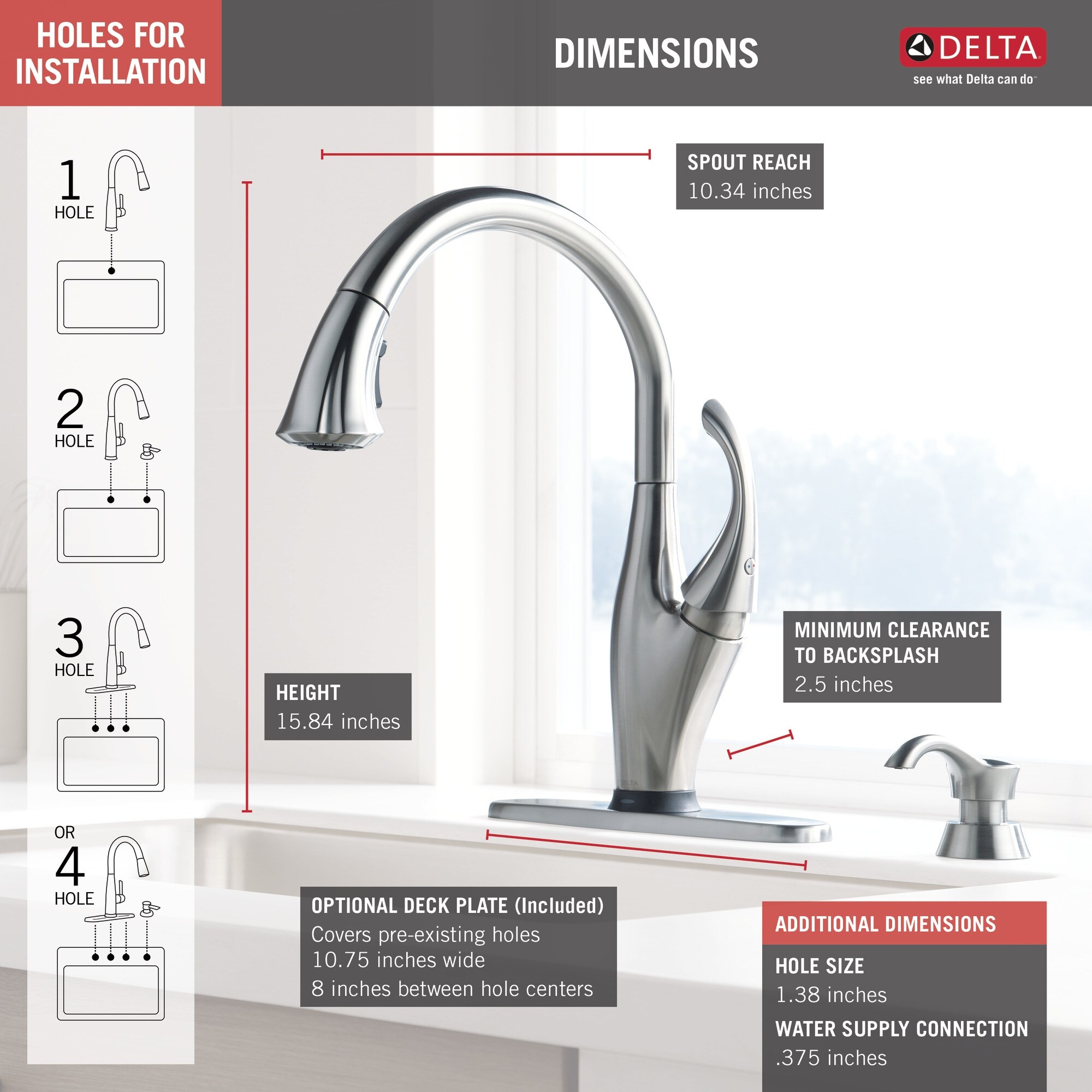 Shop Delta Addison Single Handle Pull Down Kitchen Faucet With Touch2o Technology And Soap Dispenser 9192t Arsd Dst Arctic Stainless Overstock 9540195