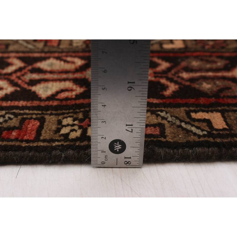 ECARPETGALLERY Hand-knotted Andelz Red Wool Rug - 4'1 x 9'5