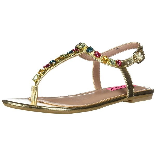 betsey johnson gem sandal