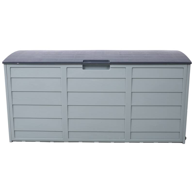 Anmytek Outdoor Storage Box Large Weatherproof Patio Deck Bin with Lock for Cushions Garden Tools
