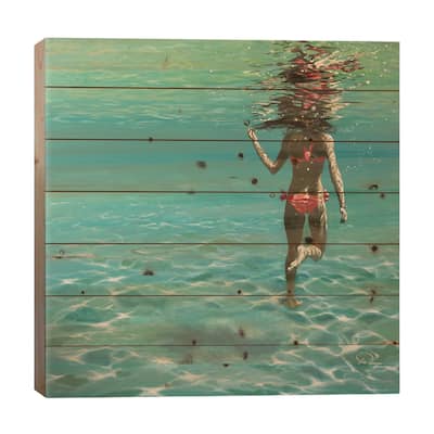 Diafanea Print On Wood by Antoine Renault - Multi-Color