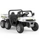 preview thumbnail 16 of 36, 24V Kids Ride On Dump Truck,4WD 2 Seater Ride On Truck with Dump Bed/Tailgate/Shovel White