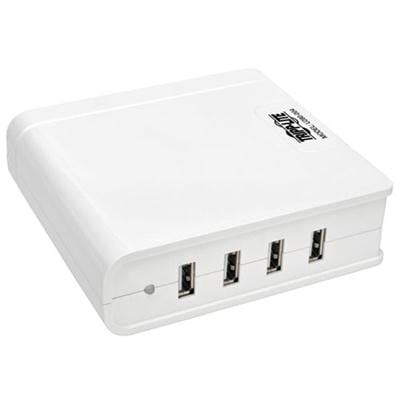Tripp Lite 4-Port Usb Charging Station Hub 5V 6A/30W For Tablet, Smartphone & Ipad (U280-004)