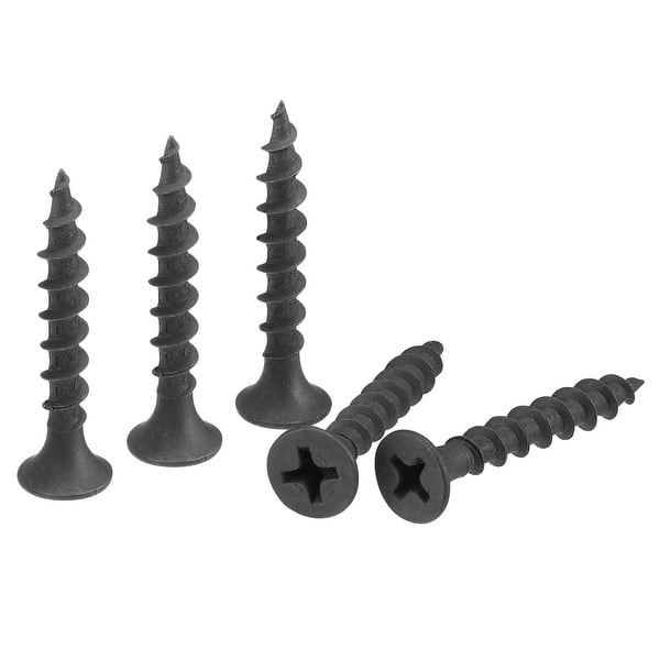 8 x 1 3/16-Inch Wood Screws Carbon Steel Phillips Self Tapping