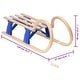 preview thumbnail 5 of 7, vidaXL Foldable Sledge 43.3" Plywood - Beige