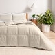 preview thumbnail 20 of 138, Bare Home Hypoallergenic Down Alternative Comforter Set Oversized King - Sand