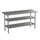 preview thumbnail 4 of 21, NSF Stainless Steel 18 Gauge Work Table