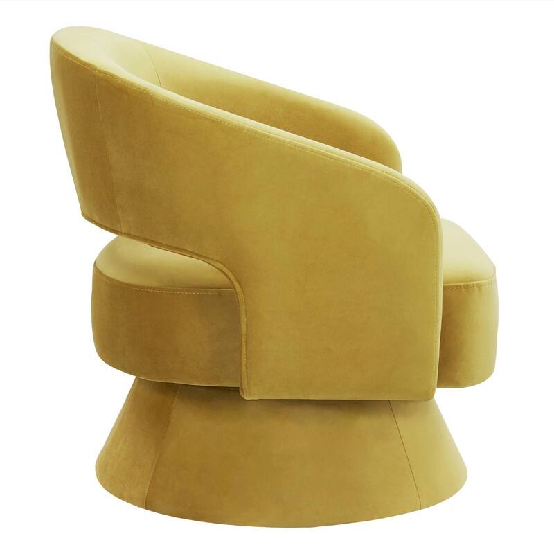 Spruce & Spring Jamie Swivel Fabric Accent Chair