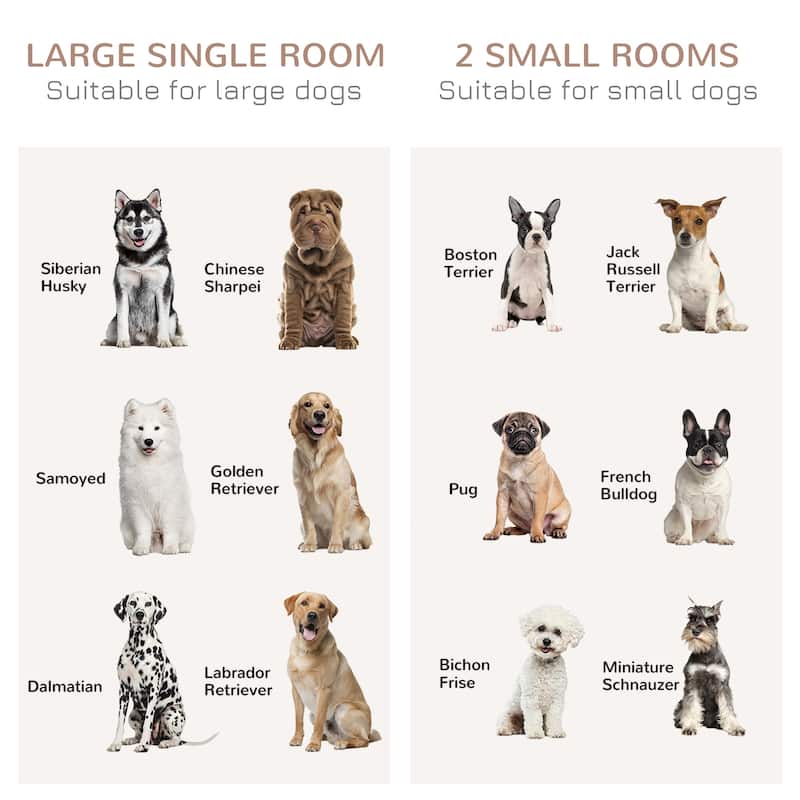 Oak Steel and MDF Dog Crate Side Table with Sliding Lockable Doors Double Room