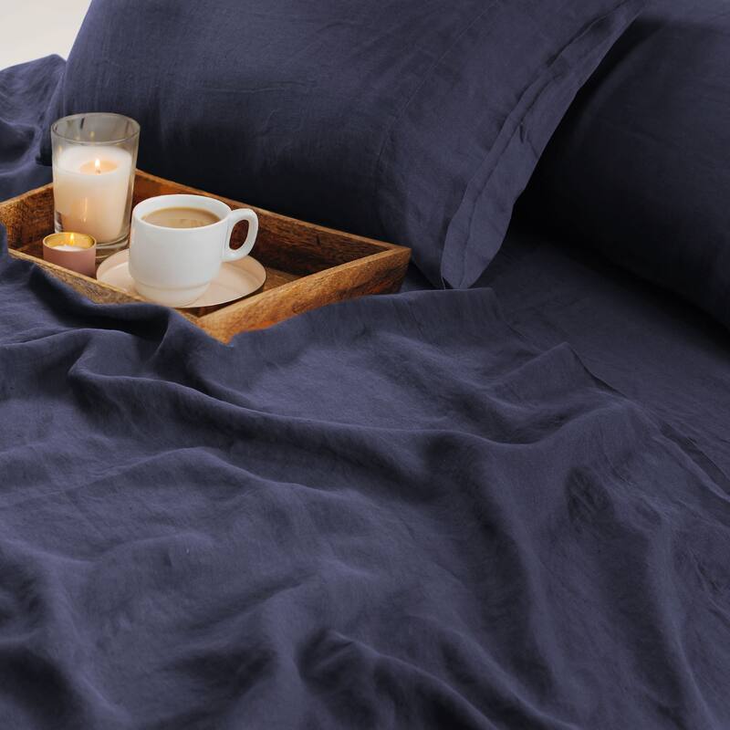 European Garment Washed Linen Pillowcases (Set of 2)