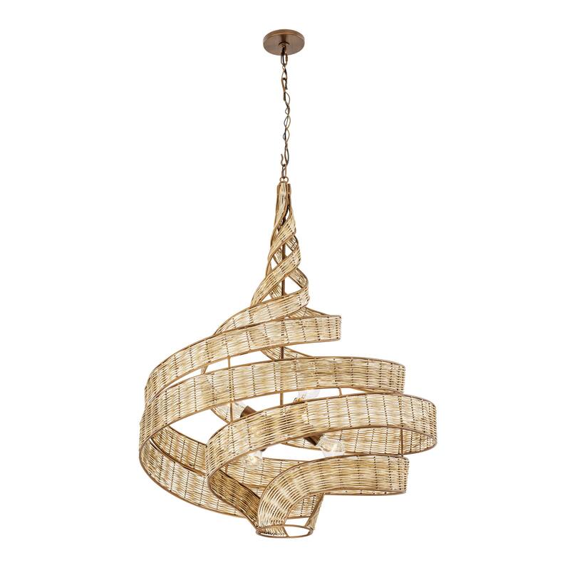 Varaluz Flow 6-Light Large Twist Pendant