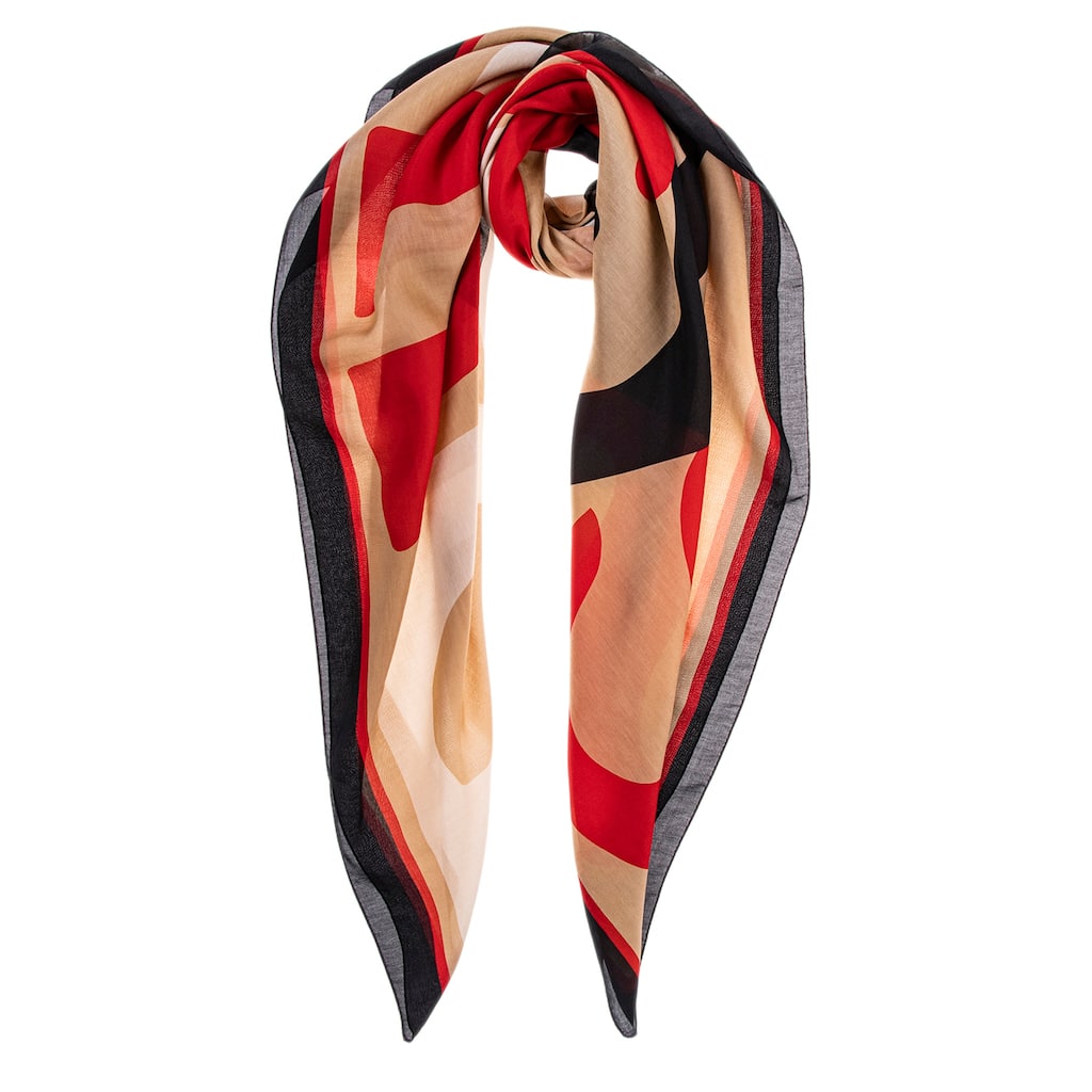 Burberry Text Print Scarf