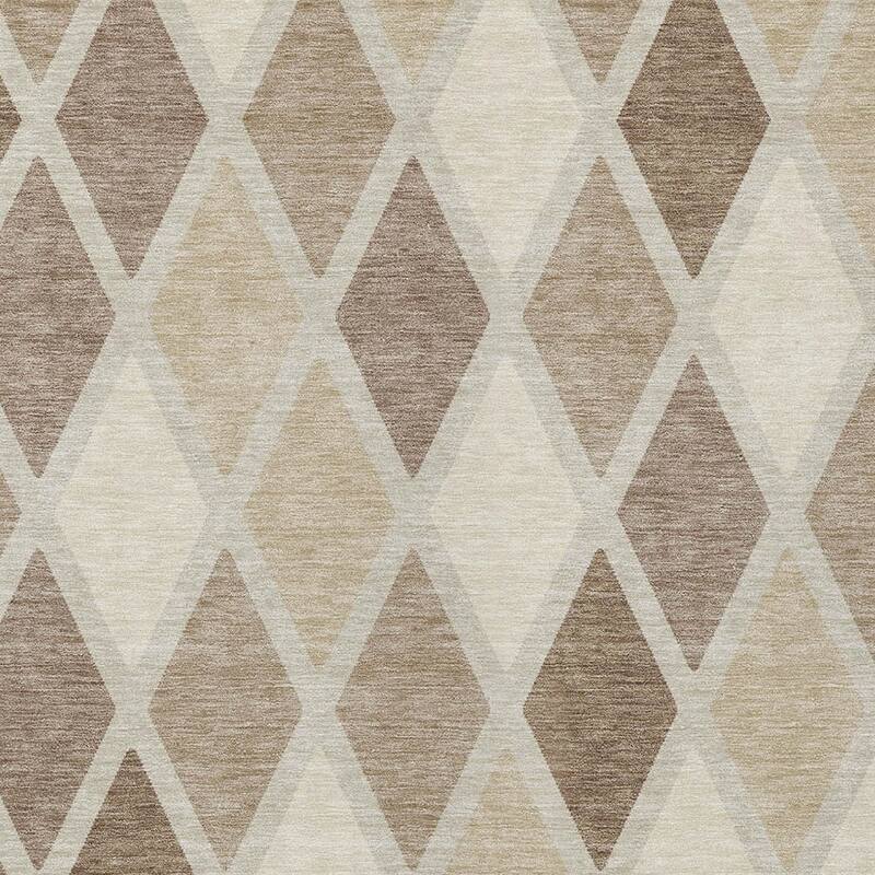 HomeRoots Geometric Transitional Rectangle Outdoor Rug