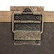 preview thumbnail 8 of 8, Household Essentials Antiqued Decorative Trunk with Hinge and Lid - 16.3"L x 24.8"W x 20.9"H