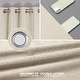 preview thumbnail 18 of 95, Deconovo Faux Linen Total Blackout with Coating Curtains (2 Panel)