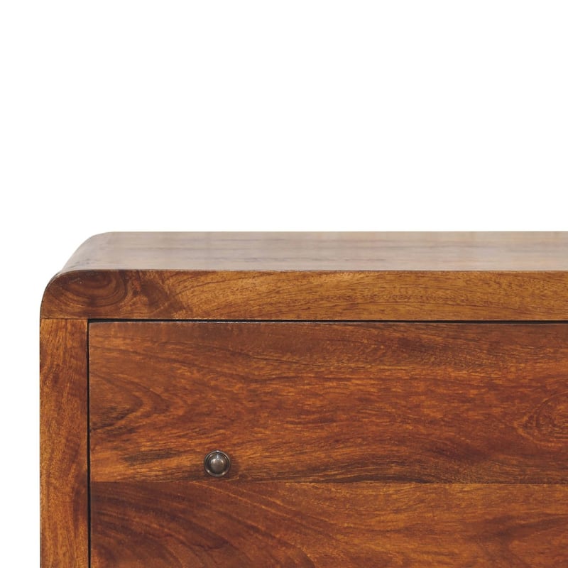 Artisan Furniture Solid Wood Aspen Chest, Brown, 3 Drawers - N/A