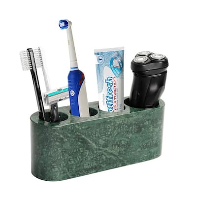 Toothbrush Holder for Bathrooms - 8.1"L x 2.5"W x 3.12"H
