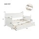 preview thumbnail 16 of 16, Twin Size Stable and Classic Bed Frame Daybed with Three Drawers, No Box Spring Needed,Underbed Storage
