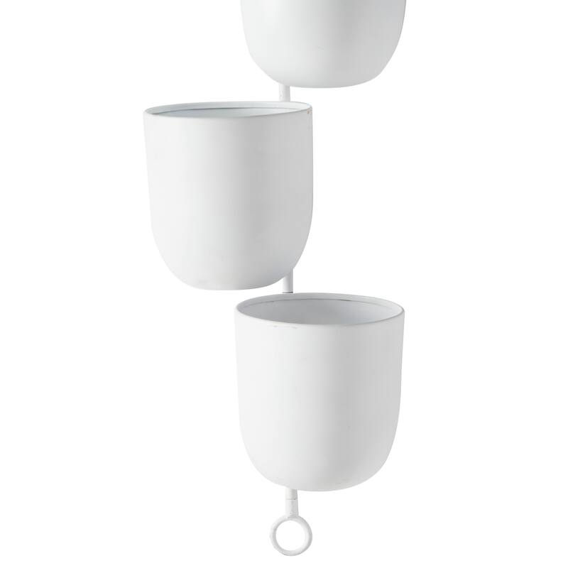 Metal Layered Wall Planter - 12 x 12 x 25