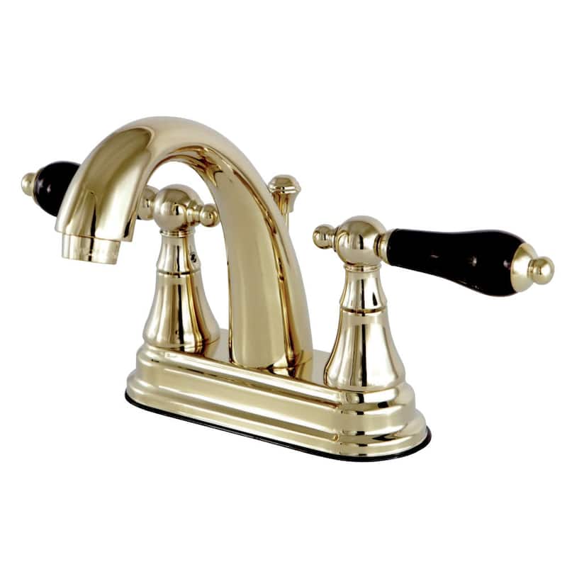 Kingston Brass Duchess 1.2 GPM Centerset Bathroom Faucet with Pop-Up - Polished Brass