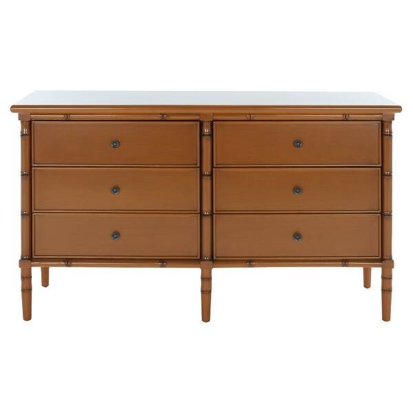 safavieh mina modern coastal dresser SAFAVIEH Couture Mina 6-Drawer Dresser - Bed Bath & Beyond