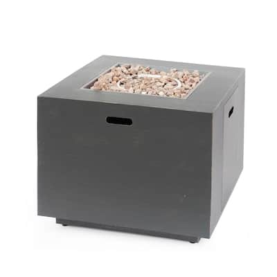 Wellington Outdoor 33-Inch Square Fire Pit by Christopher Knight Home - 33.00" W x 33.00" D x 24.00" H