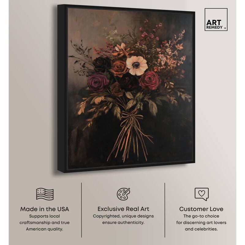 Smoldering Bouquet II Canvas by Art Remedy