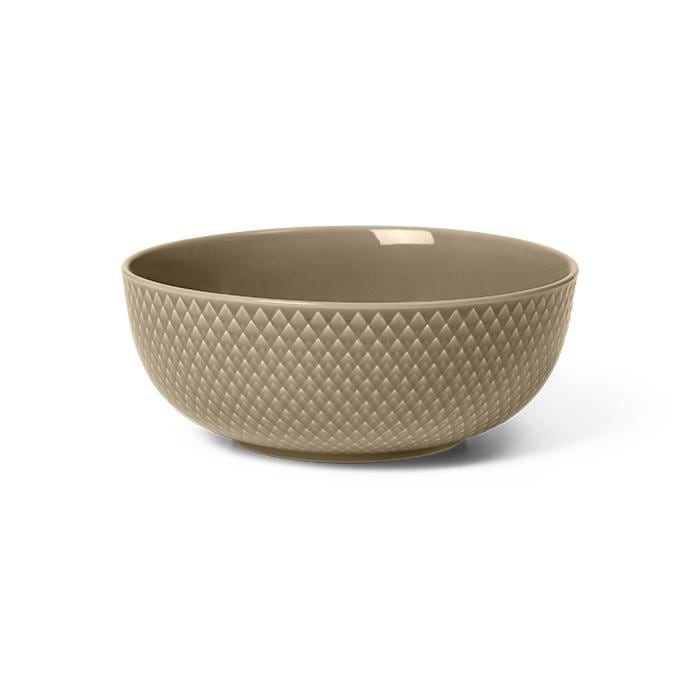 Rhombe Earth Bowl, Clay, Ø: 6.1" - Ø: 6.1"