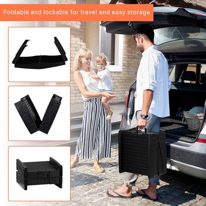 Plastic Folding Dog Ramp & Stairs