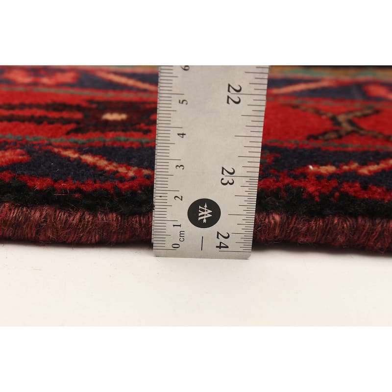 ECARPETGALLERY Hand-knotted Konya Anatolian Red Wool Rug - 4'11 x 10'2