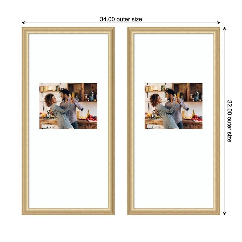 Kate and Laurel Florence Gold Photo Frame Set