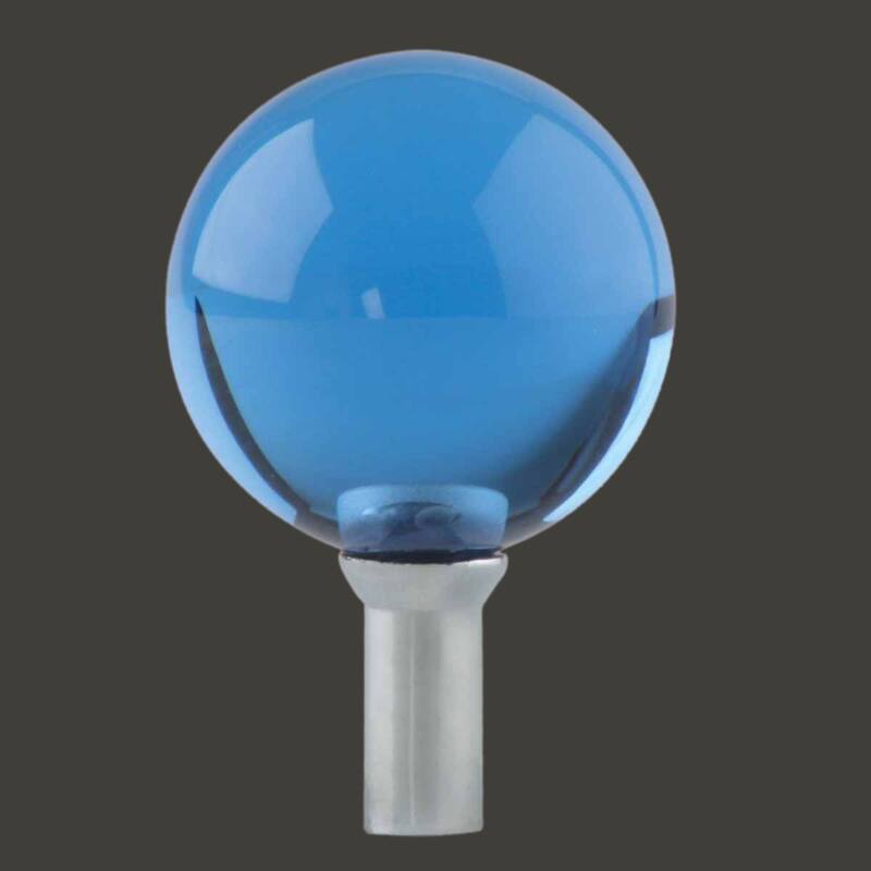Bathroom Faucet Part Blue Glass Ball Knob Lever 1 Handle Renovators Supply