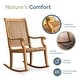 preview thumbnail 3 of 6, Cambridge Casual Chara Teak Outdoor Rocking Chair