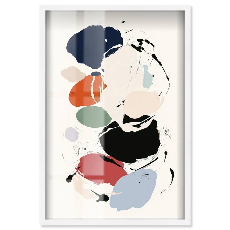 Dalio I Shadowbox by Art Remedy - White - 16" x 24"