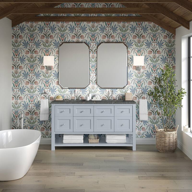 Breckenridge 60" Double Vanity, Serenity Blue - 60D